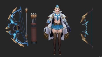 arena of valor character 3d model 003 tel'annas navy cadet cover