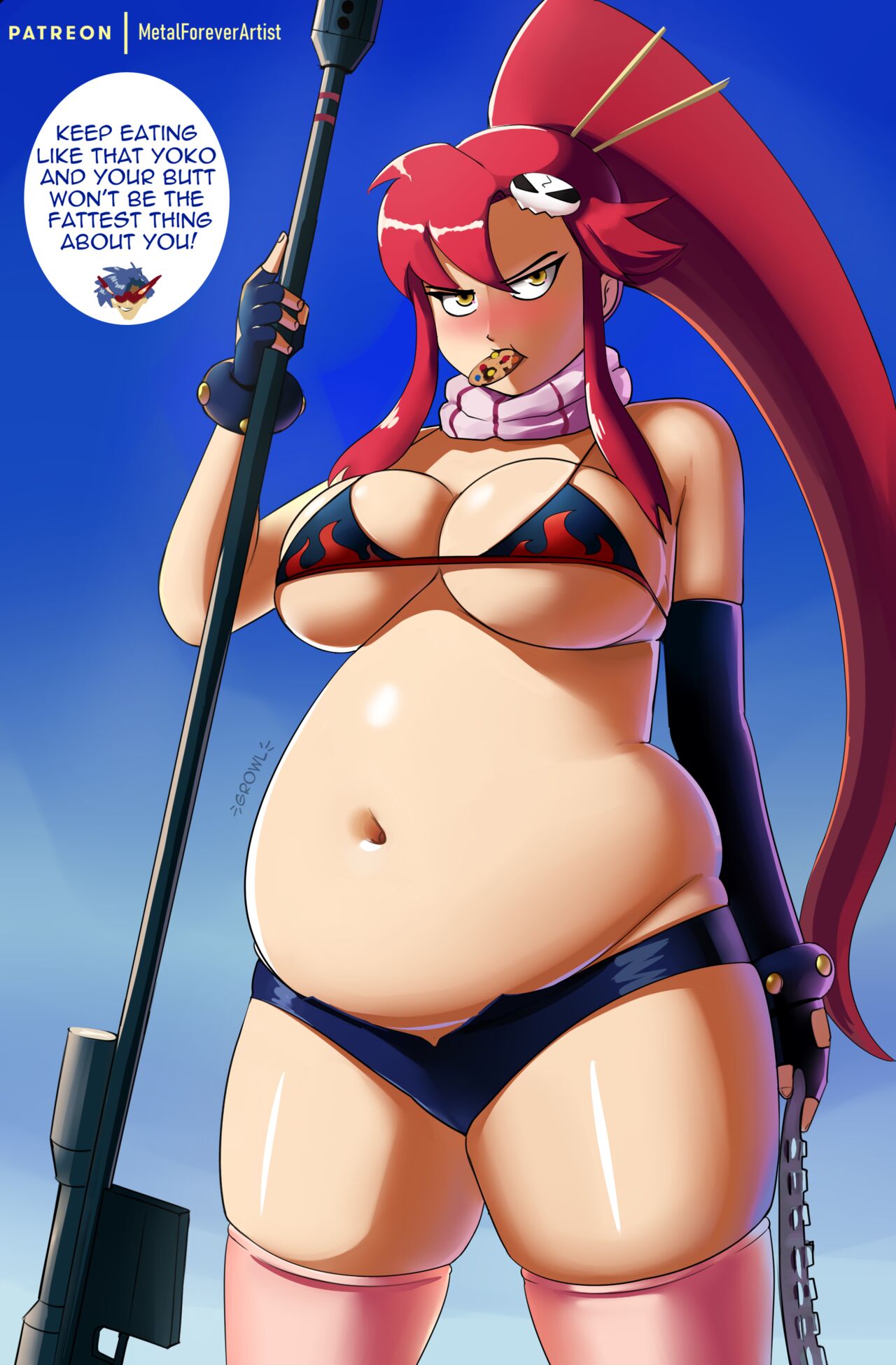 Plump Yoko + Fatter, Preg, Stuffed &amp; Sweaty Alts page 2 full