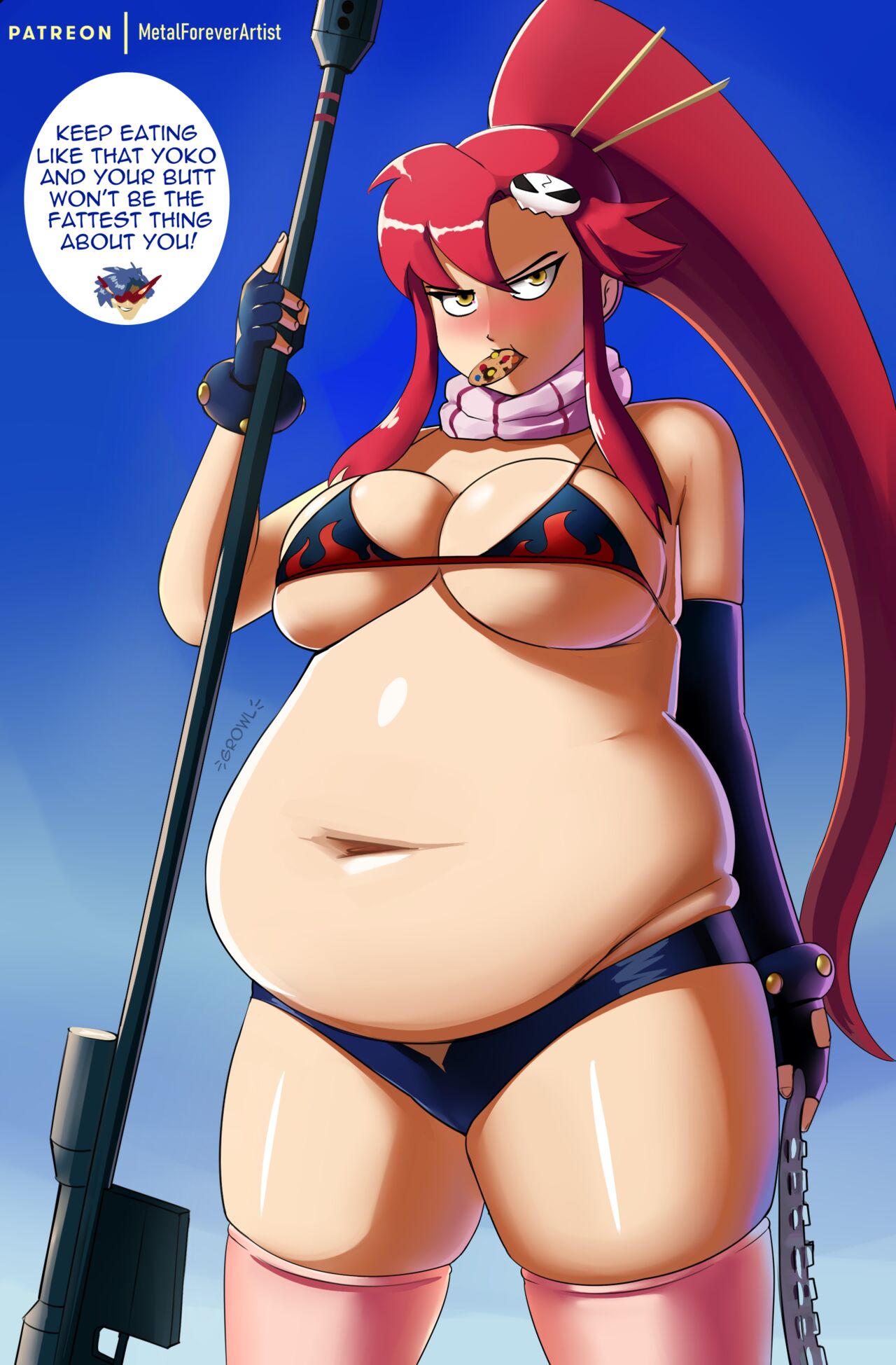 Plump Yoko + Fatter, Preg, Stuffed &amp; Sweaty Alts page 3 full