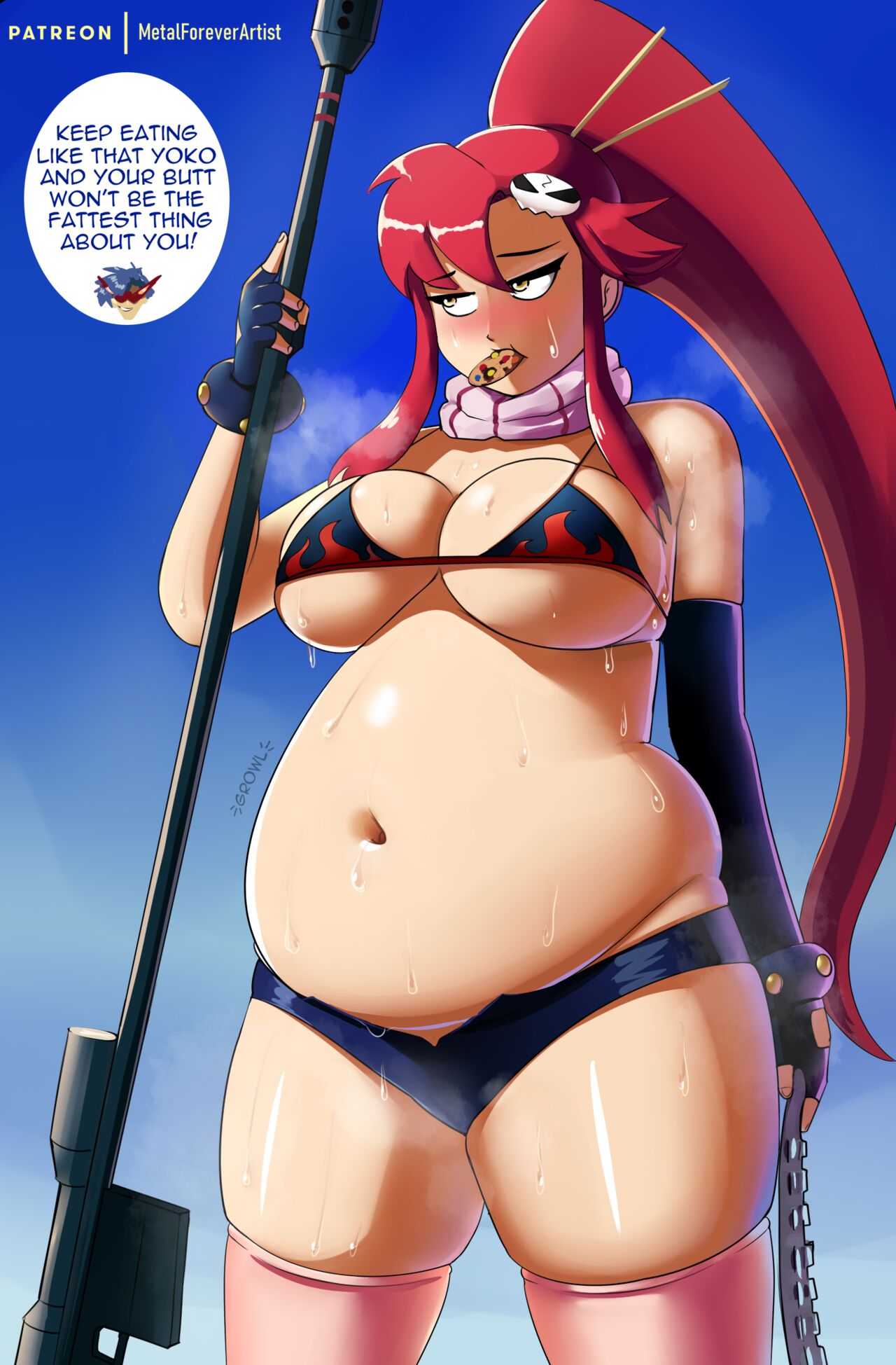 Plump Yoko + Fatter, Preg, Stuffed &amp; Sweaty Alts page 6 full
