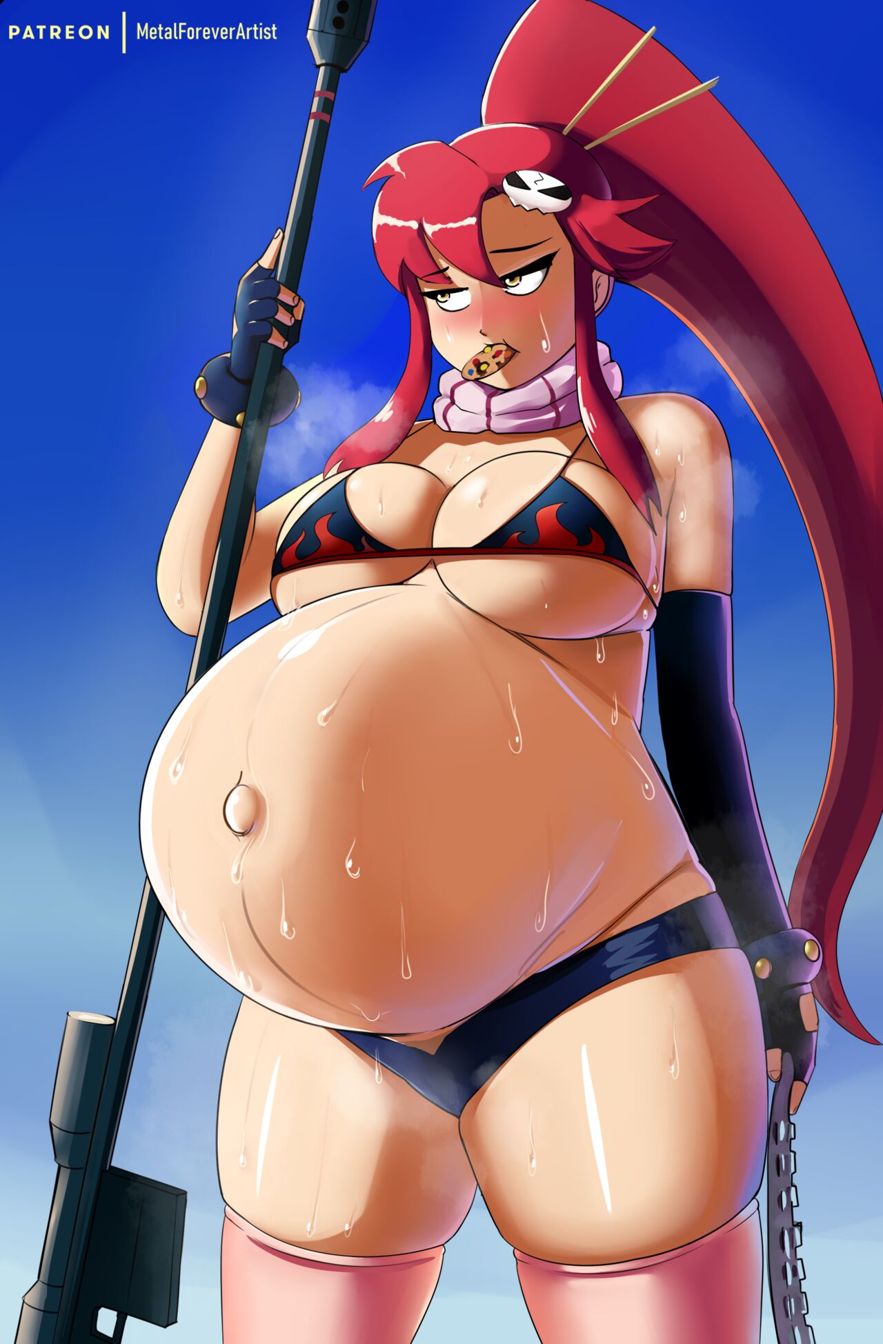 Plump Yoko + Fatter, Preg, Stuffed &amp; Sweaty Alts page 8 full