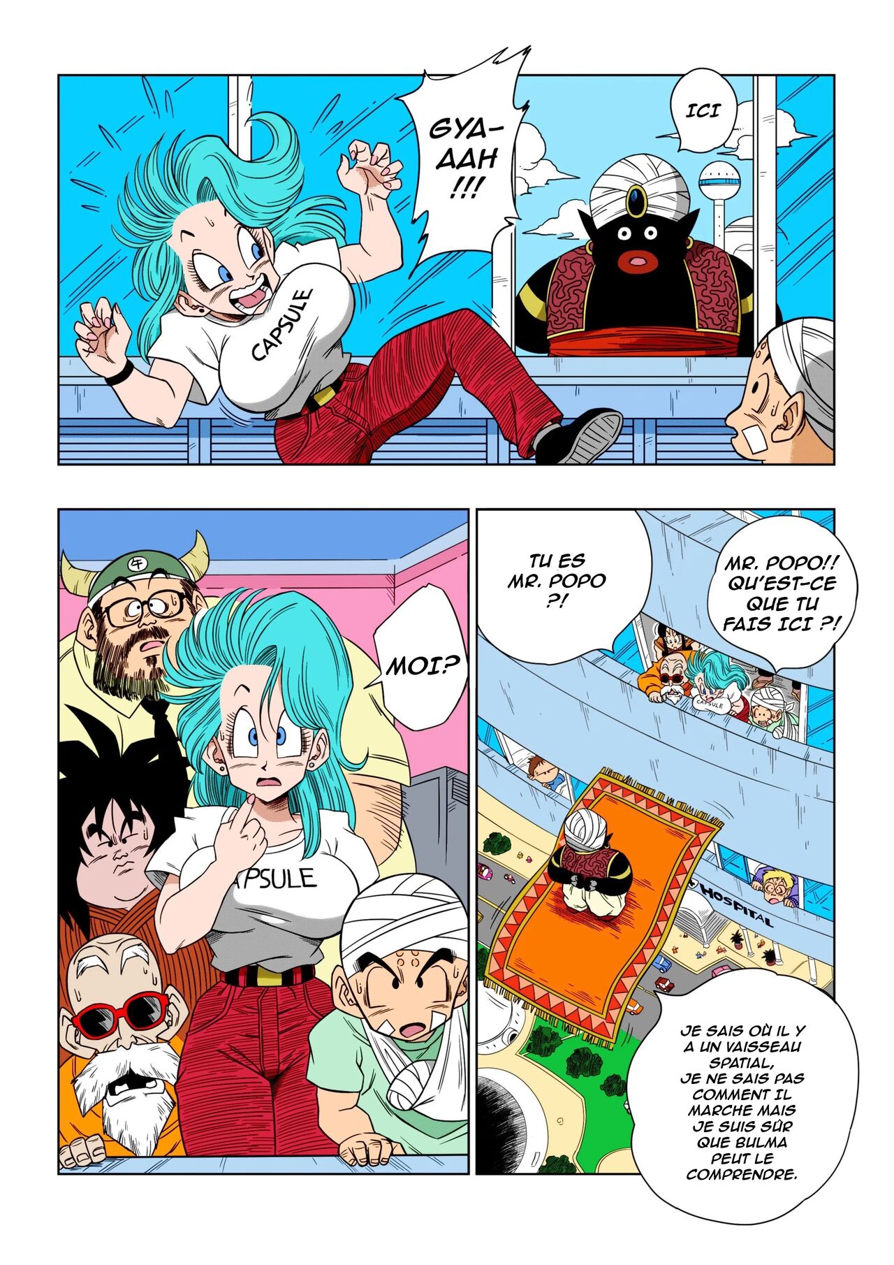 Bulma Meets Mr.Popo - Sex inside the Mysterious Spaceship! page 2 full