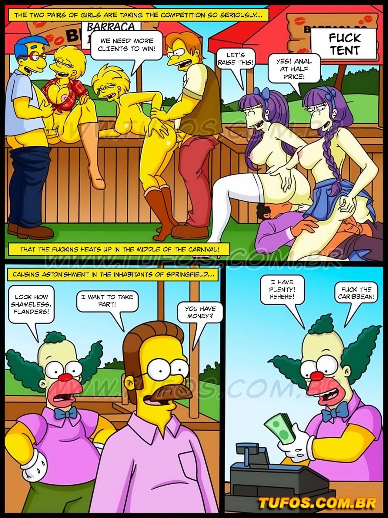 Os Simptoons   -Fuck Tent- 42 - english page 7 full