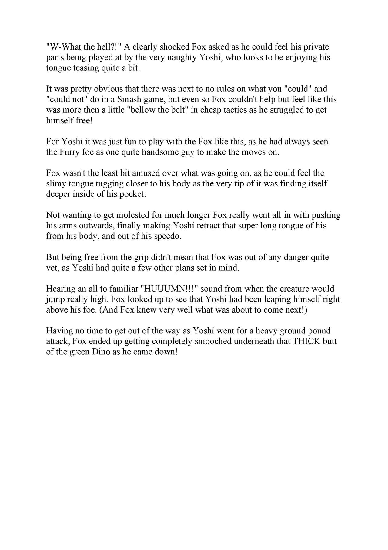 Fox Vs Yoshi! page 3 full