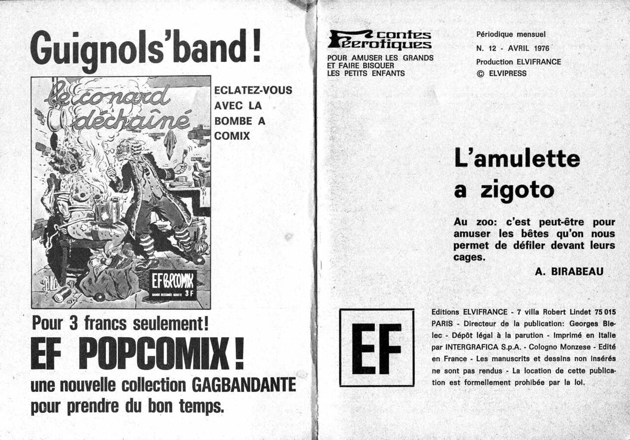 Elvifrance - Contes féérotiques 12 - L'amulette à zigoto page 3 full
