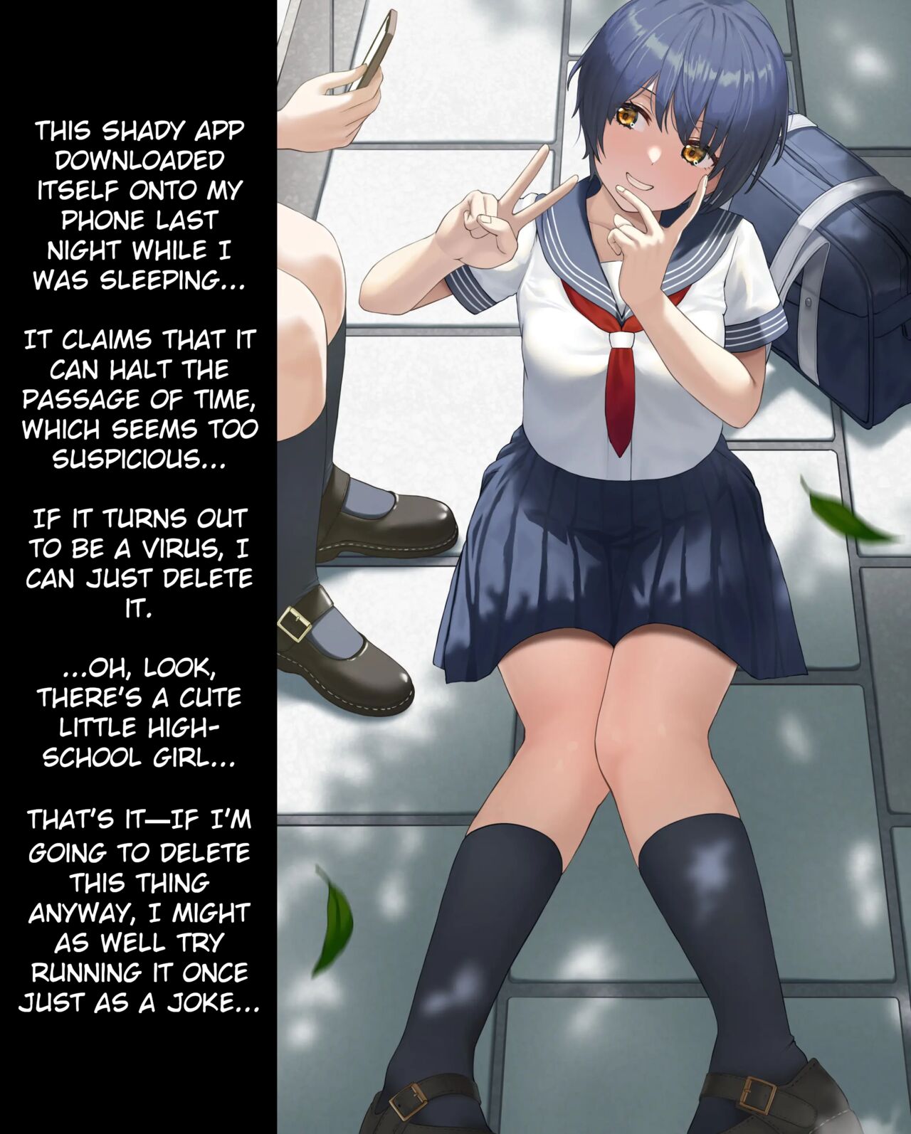 Short Hair Onnanoko ga Jikan Teishi de Itazura sareru page 1 full