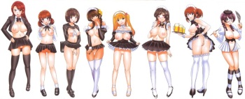 Hot Tanned Hentai Girls 03 cover