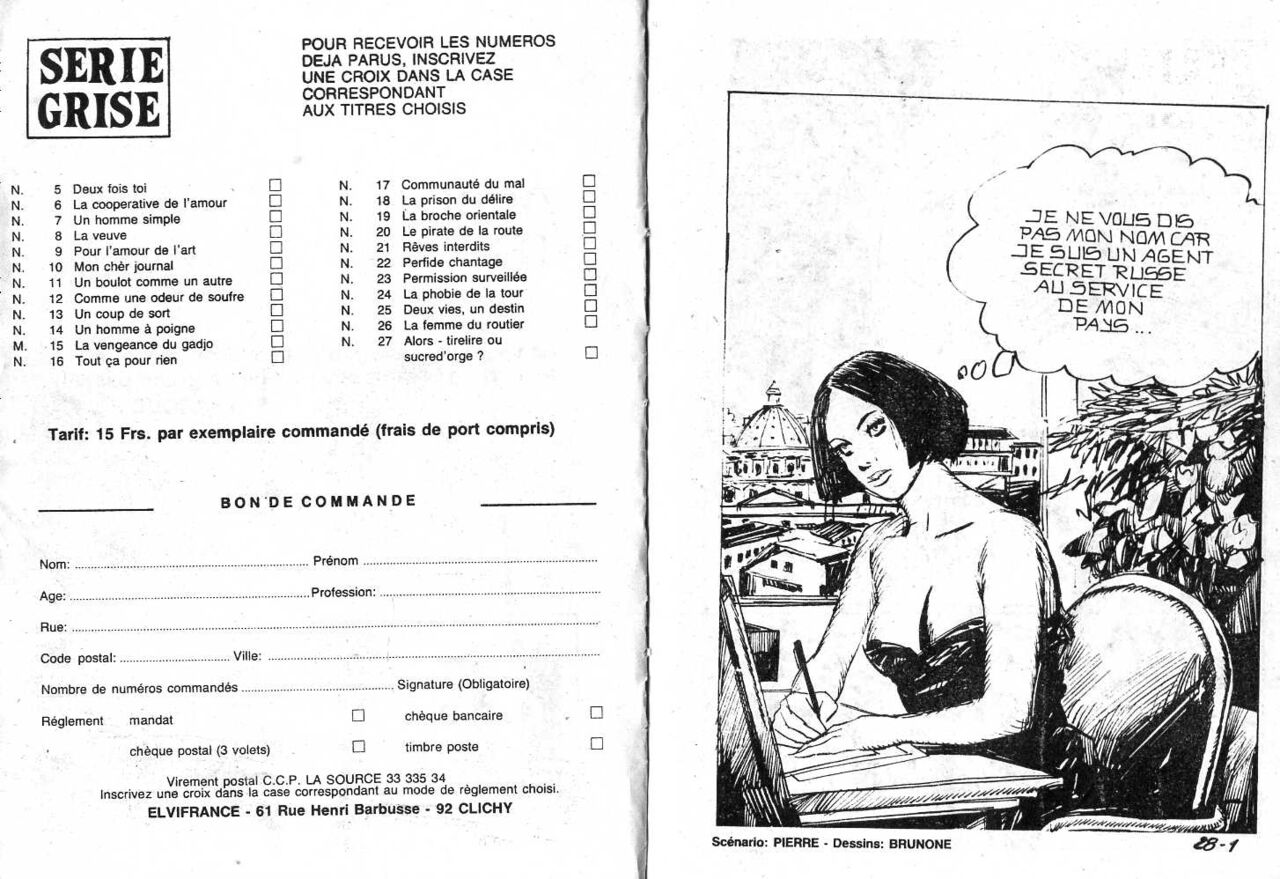 Elvifrance - Série Grise 28 Double jeu - b Par désespoir page 3 full