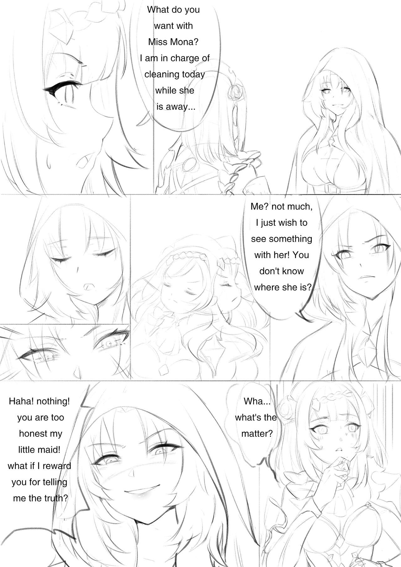 Mona's curse : the big cleanup page 3 full