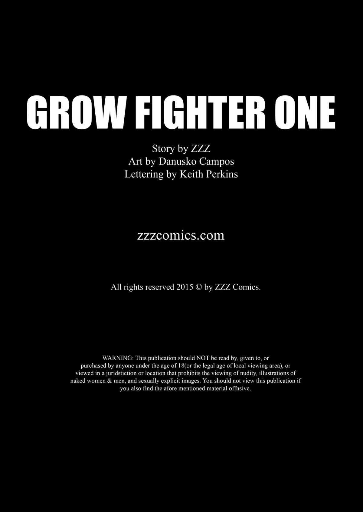 ZZZ Comics - Growfighter One page 2 full