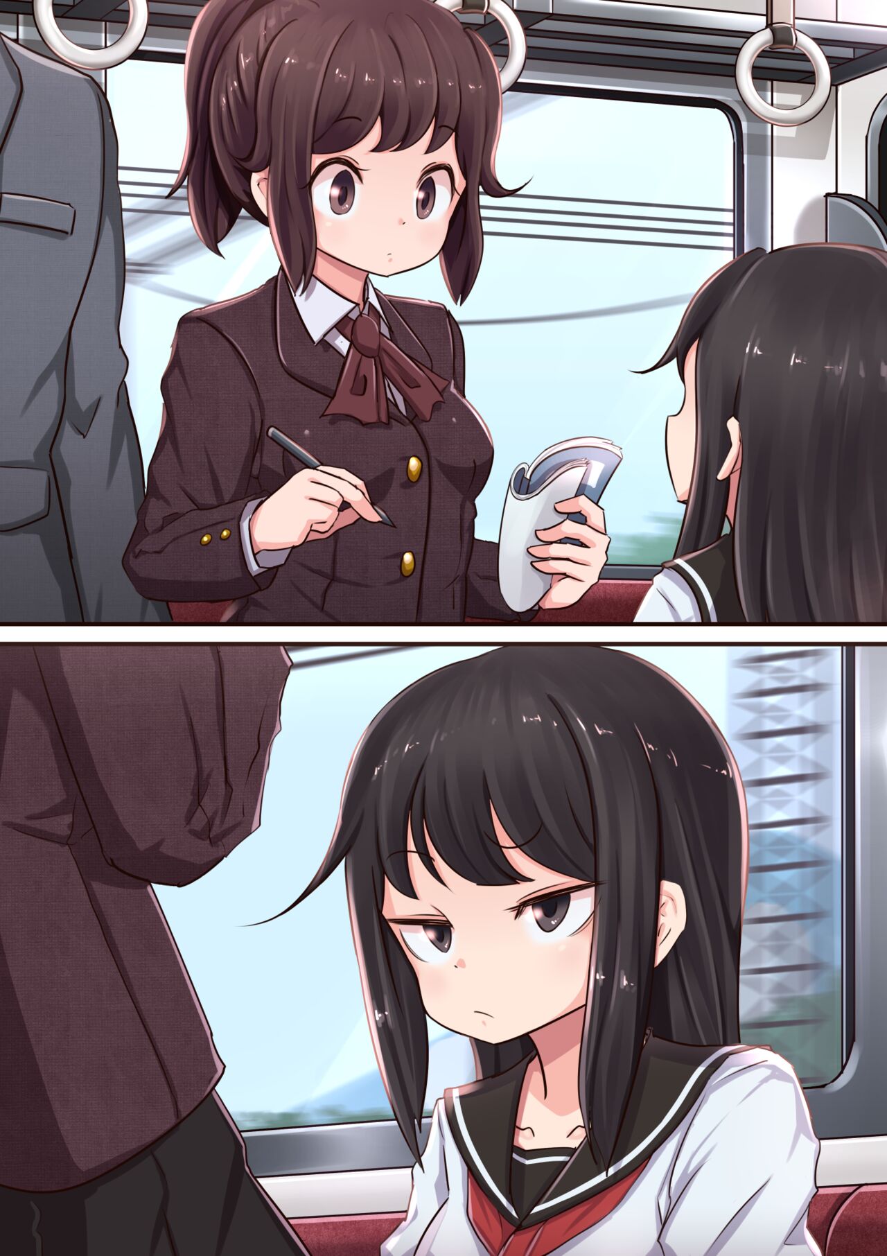 Asa no Manin Densha page 1 full