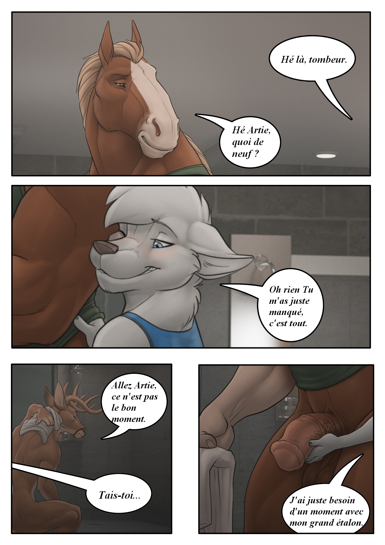 Artie's Bottomless Tale French page 9 full