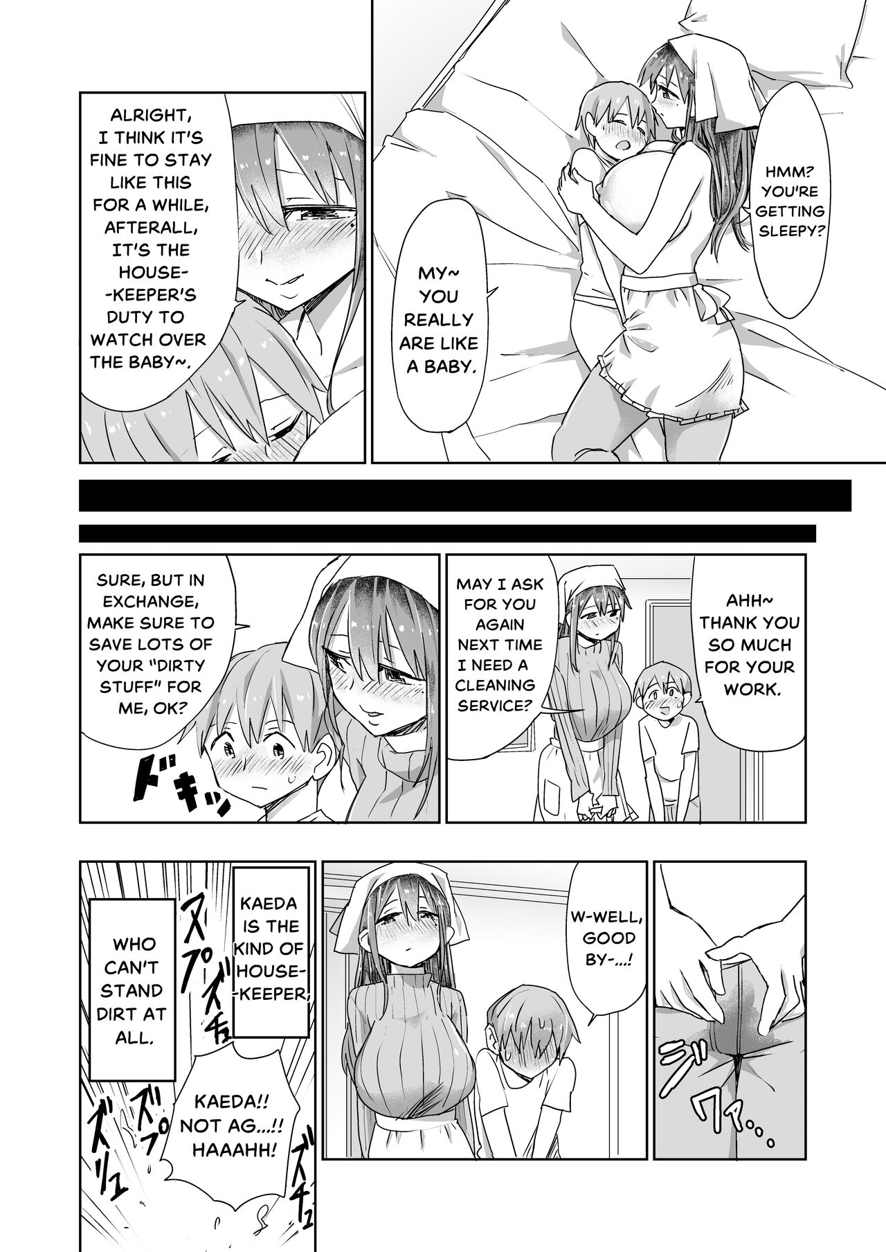 The Big-Titty Housekeeper Cleaned my Soul with a Titfuck! . page 10 full
