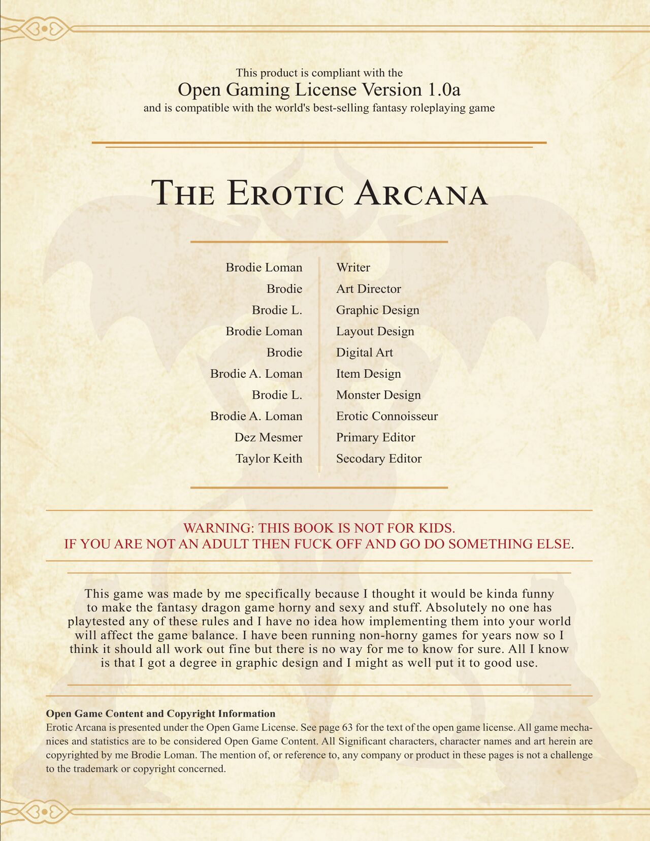 Erotic Arcana page 2 full