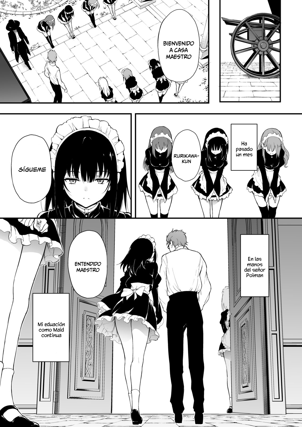 Maid Kyouiku 2 -Botsuraku Kizoku Rurikawa Tsubaki- page 3 full