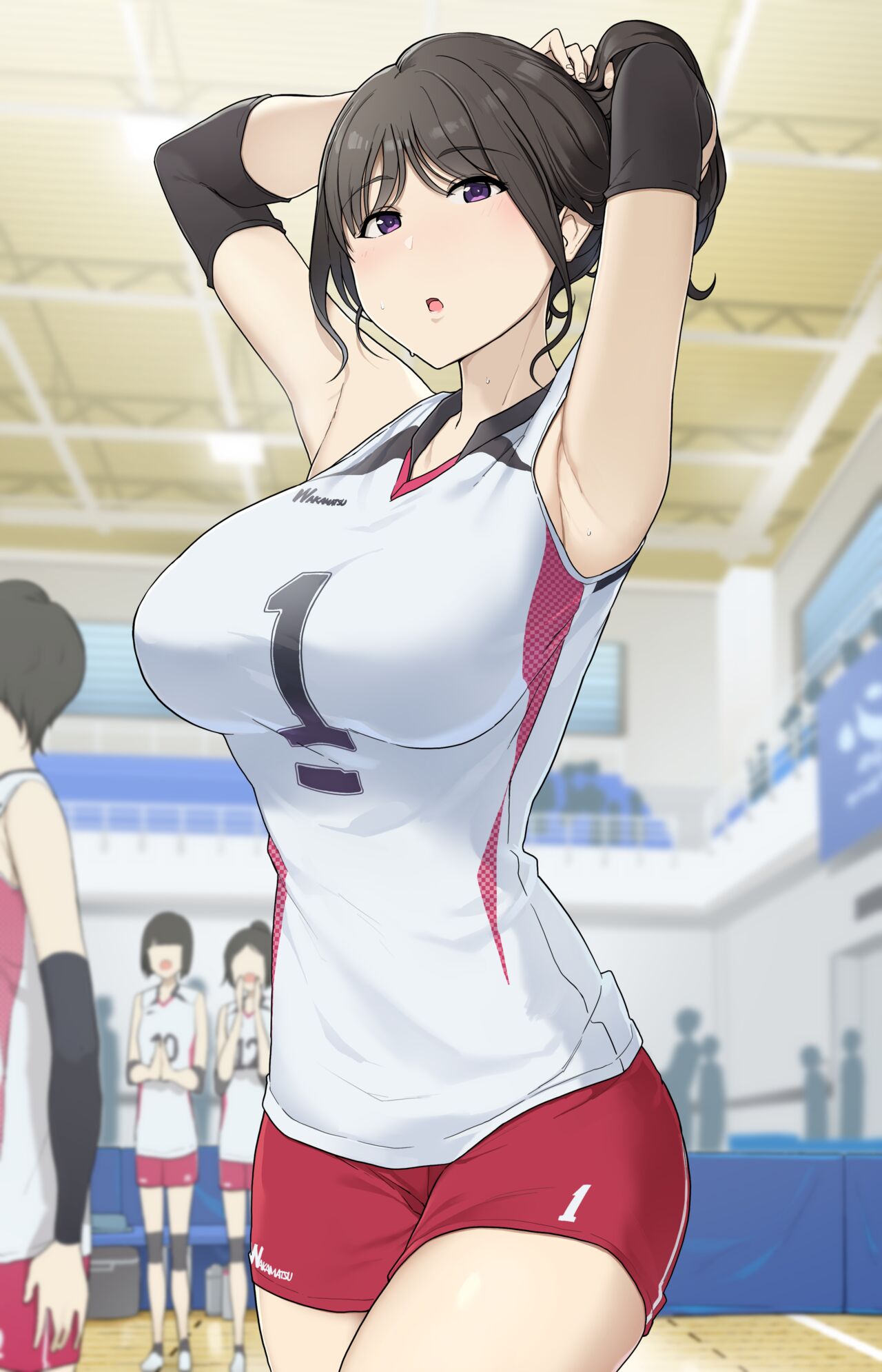 身長で恵体なバレーサークルのエースちゃんに一方的に負かされる page 3 full
