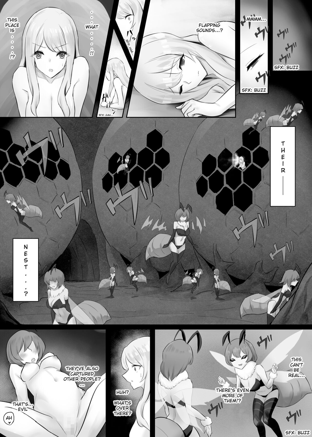 Jingai Lez Rape - Queen Bee Hen page 3 full
