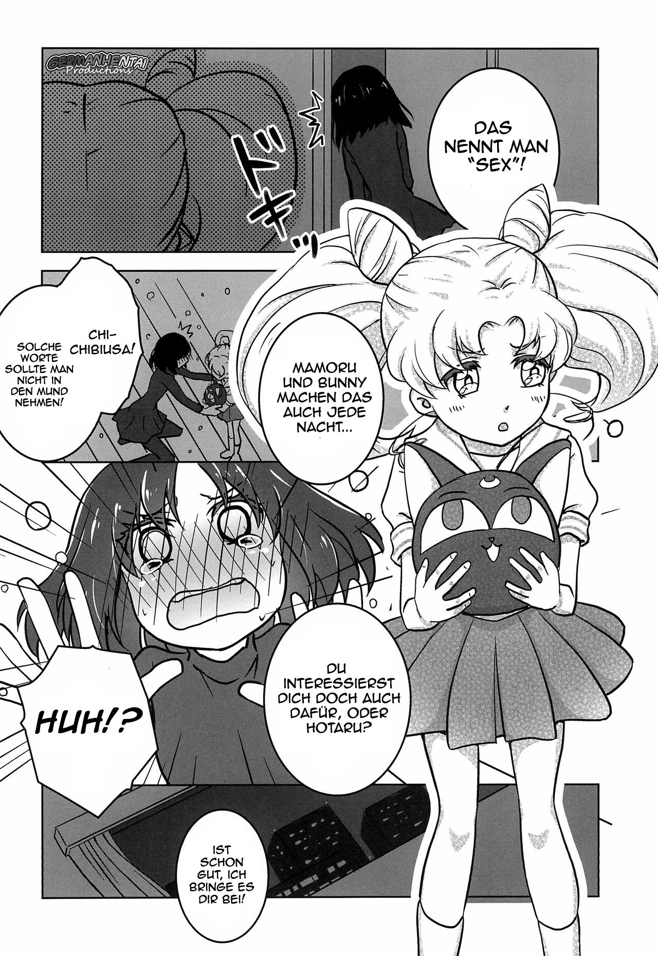Hotaru to Chibiusa no Hajimete no Naisho | Chibiusas und Hotarus erstes Mal page 4 full