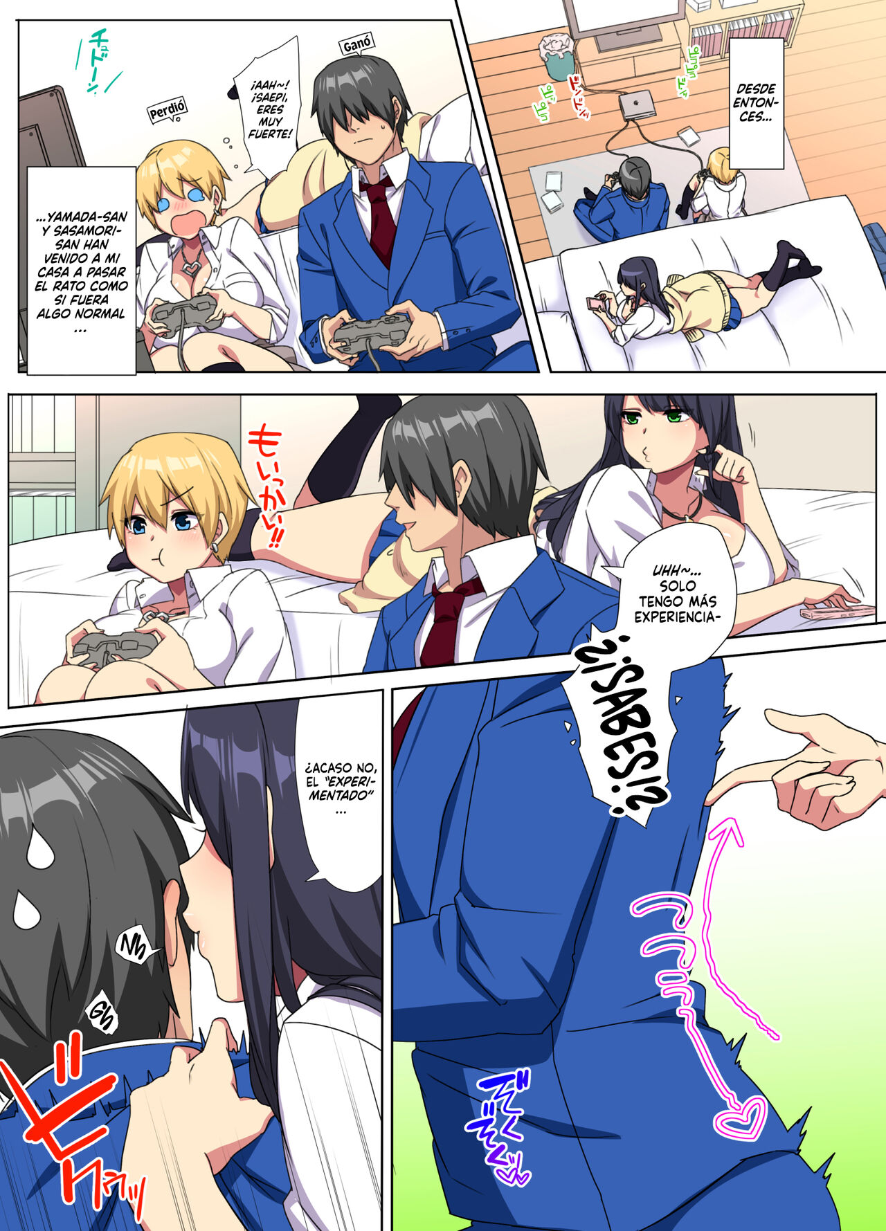 Ore no Dekachin ga Bakunyuu Bitch Gal-tachi ni Sakusei Saremakuru!! 2 | ¡¡Mi Gran Pene es Exprimido por dos Gyarus Putas de Enormes Pechos!! 2 page 3 full