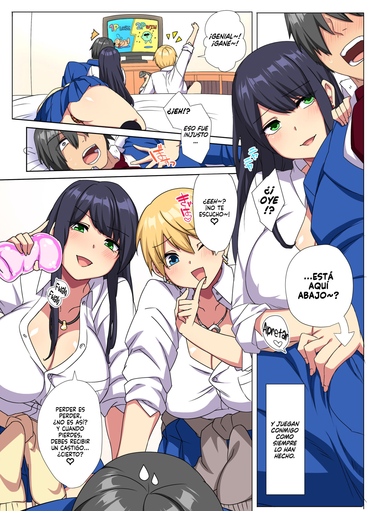 Ore no Dekachin ga Bakunyuu Bitch Gal-tachi ni Sakusei Saremakuru!! 2 | ¡¡Mi Gran Pene es Exprimido por dos Gyarus Putas de Enormes Pechos!! 2 page 4 full