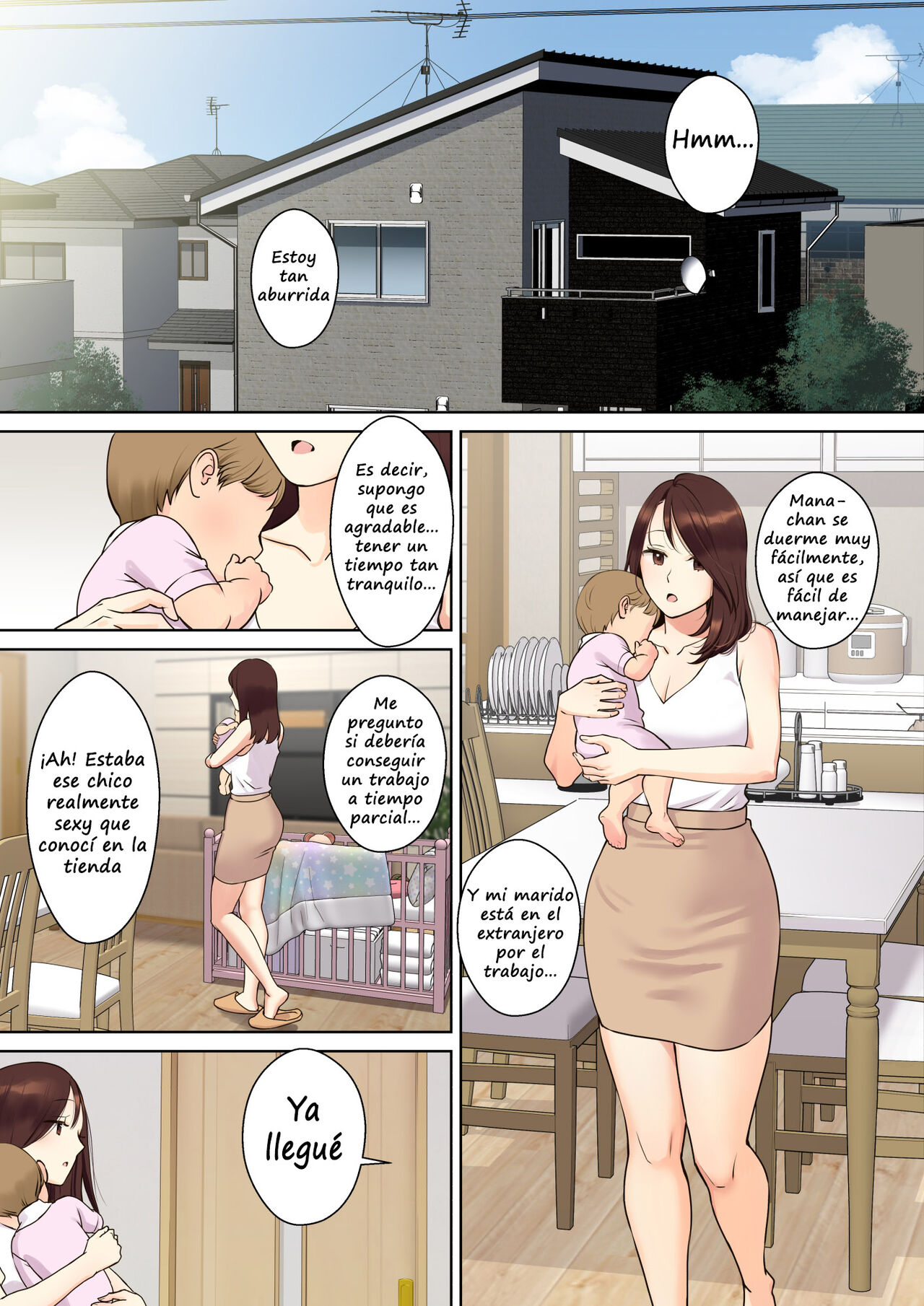 Kanojo no Okaa-san ni Doutei o Ubawareru Hanashi 1 | A Story about a Boy Getting His Virginity Stolen by His  Friend's Mom 1 page 5 full