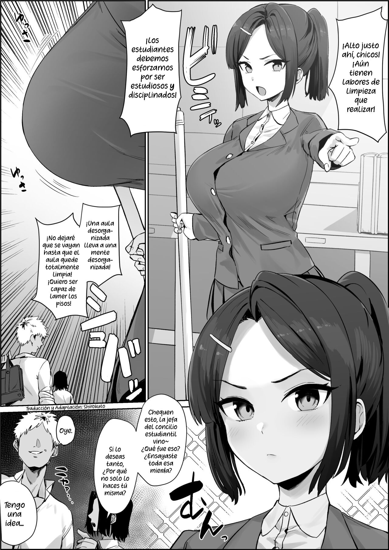 Soku ochi iinchou | The Student Council Leader's Instantaneous Fall page 1 full