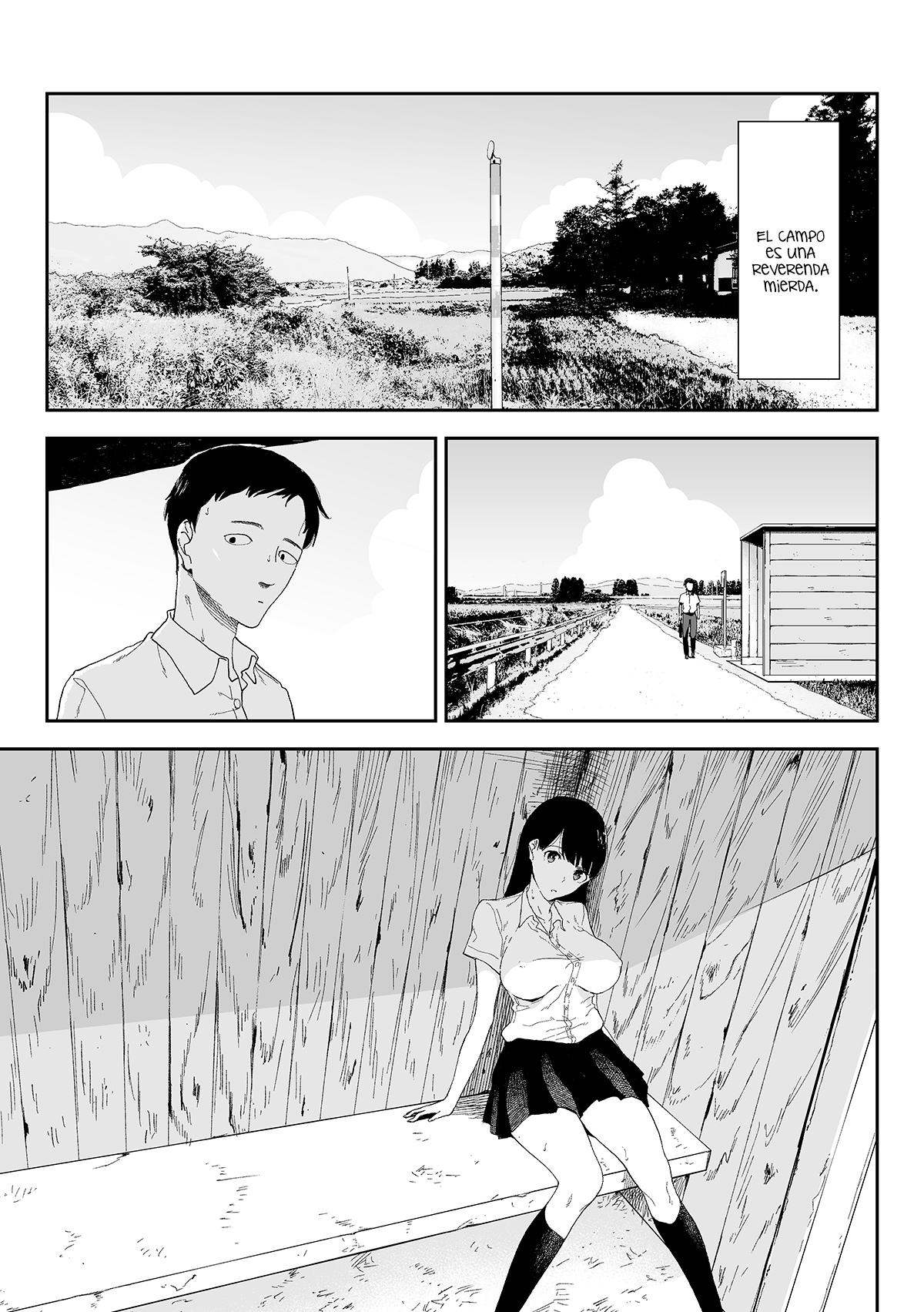 Inaka no Bus-tei nite page 5 full