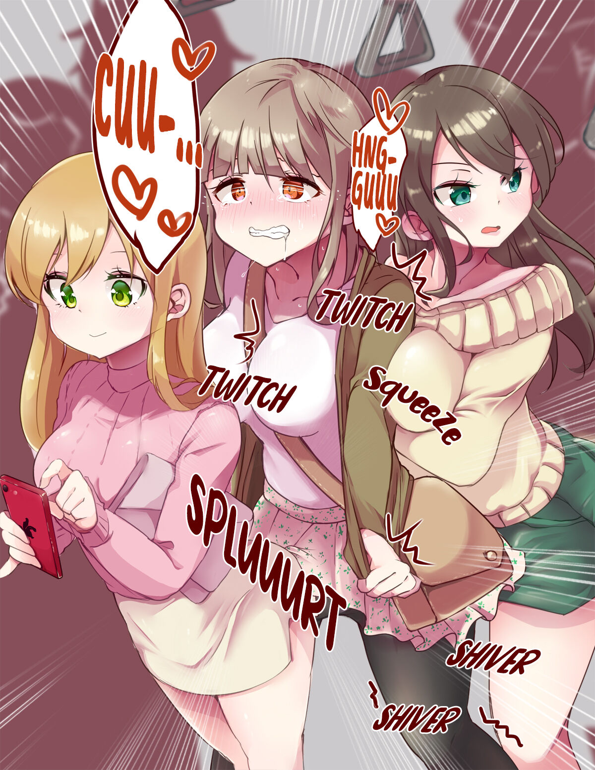 Accidental Buttjob in a Crowded Train with Futanari-chan page 10 full