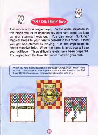 Magical Drop Manual page 9 full