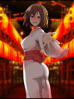 Natsu matsuri Haruhi choi hado sabun