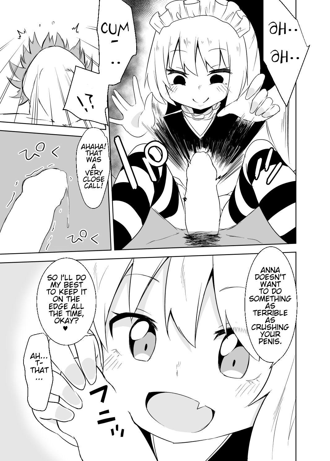 Anna-chan no Oshioki Tekoki Asobi | Anna-chan's Punishment Handjob Game page 9 full