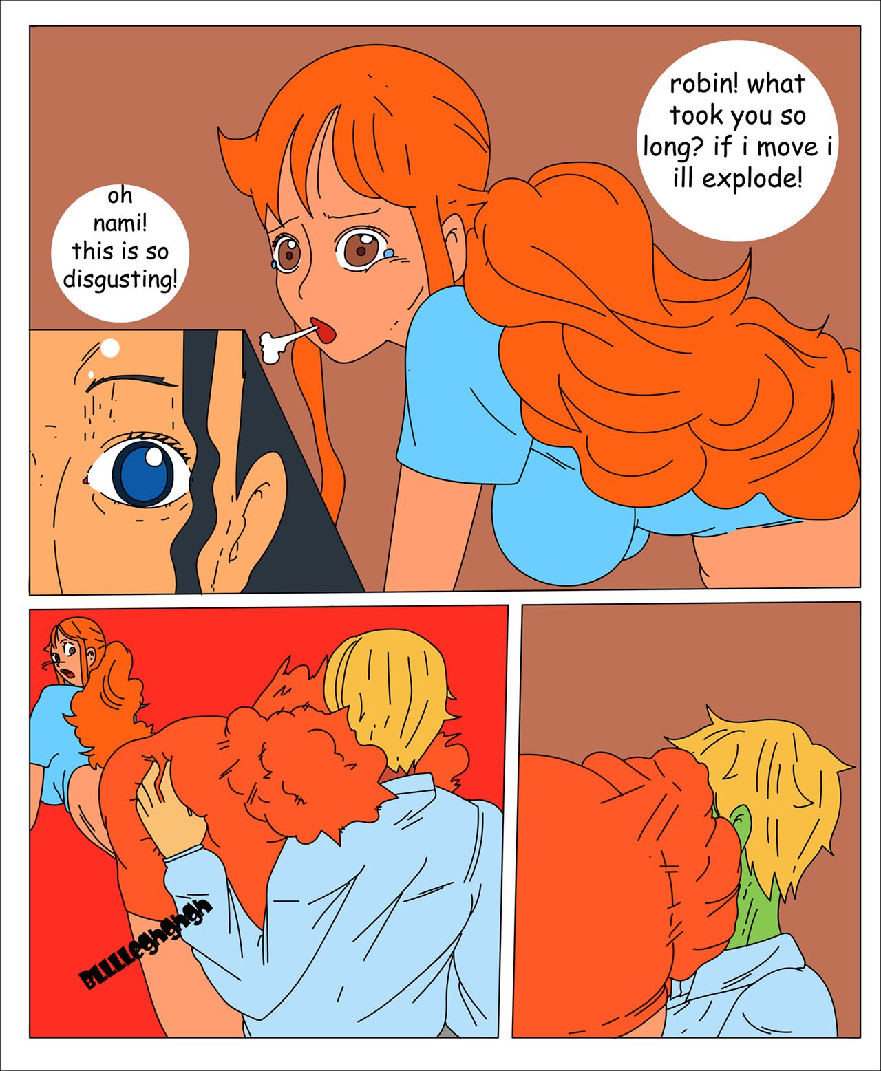 Nami needs the toilet page 6 full