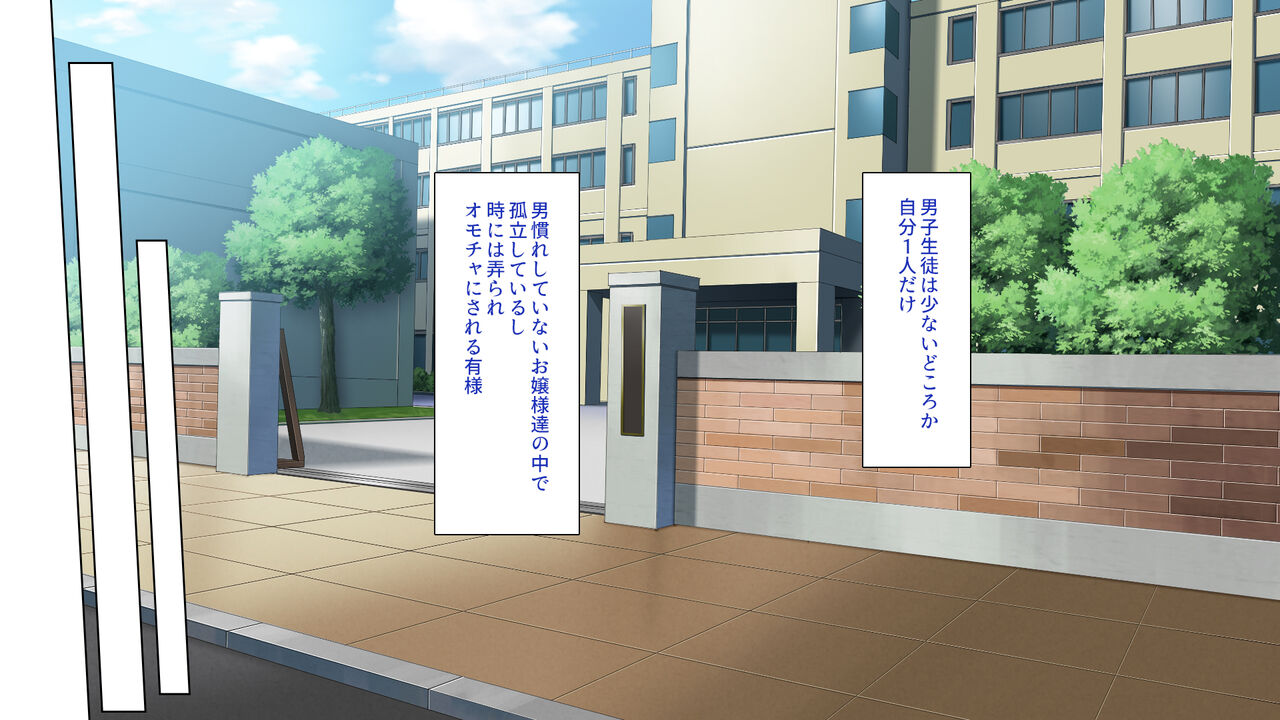 Ojou-sama Gakuen ni Danshi Hitori Zetsurin Chinpo de Tomodachi 100-nin Dekiru kana? page 9 full