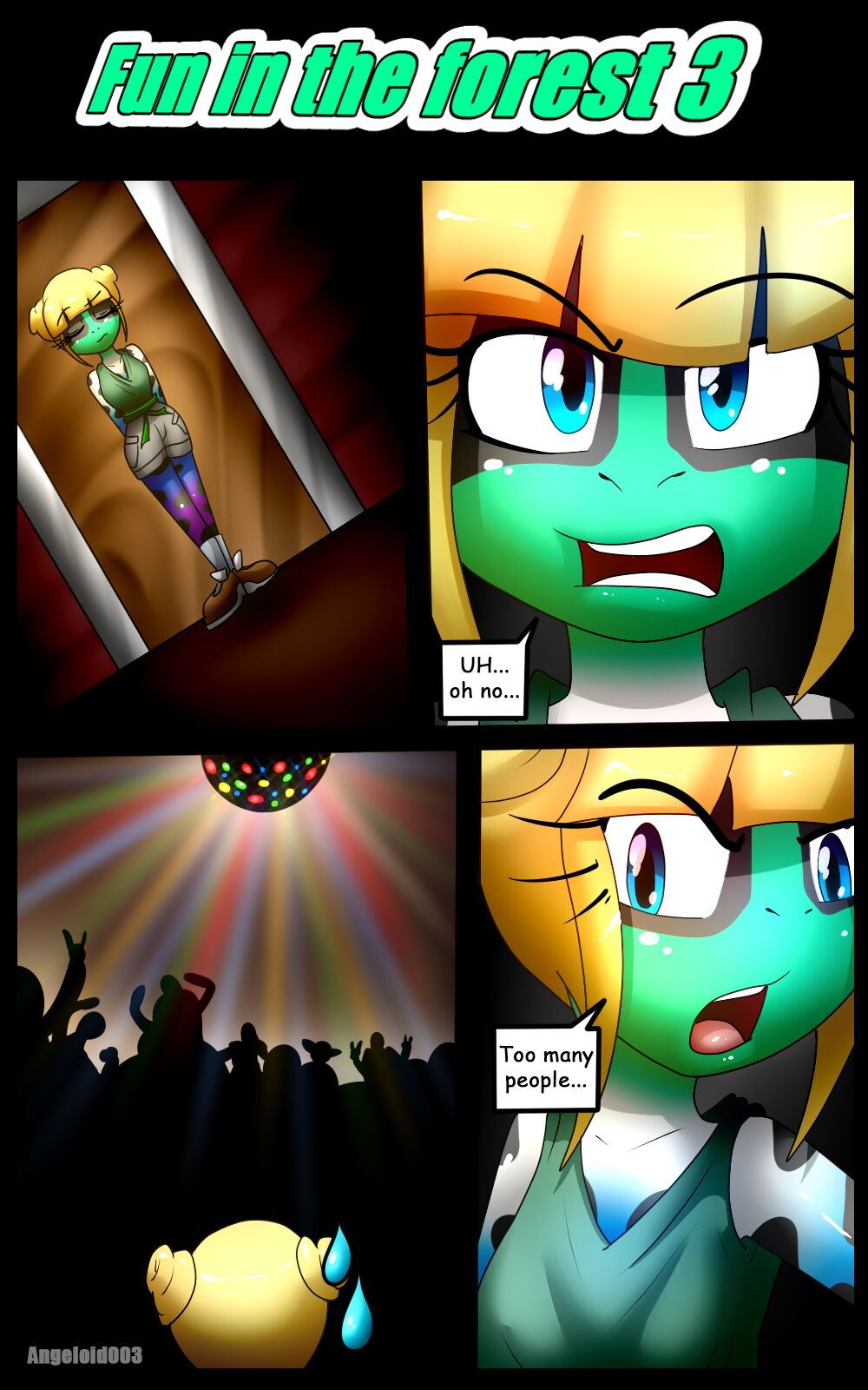 Commission 106 - Fun in the Forest 3 page 1 full