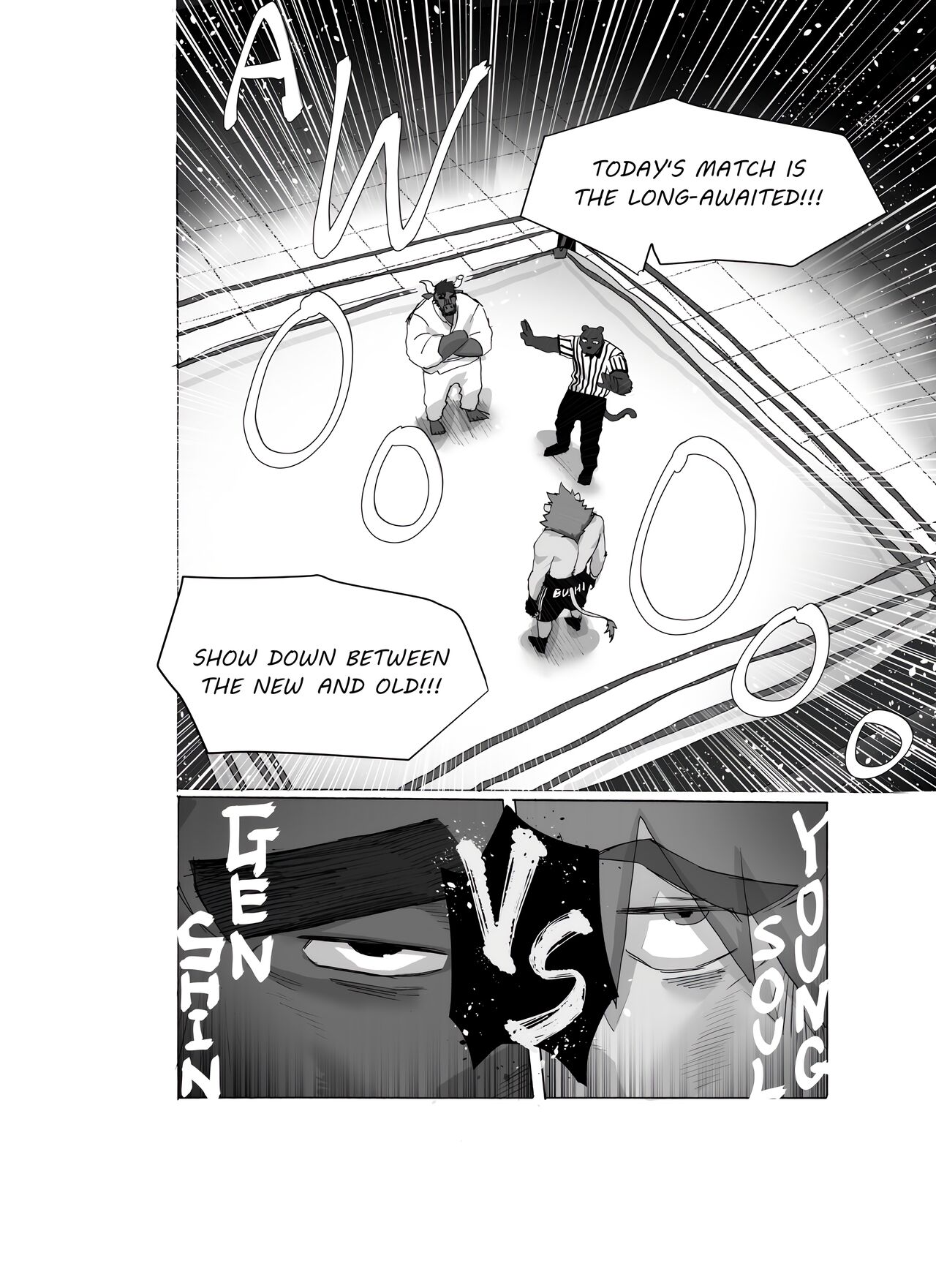 Bear Hug Battle  - Genshin vs YoungSoul page 2 full