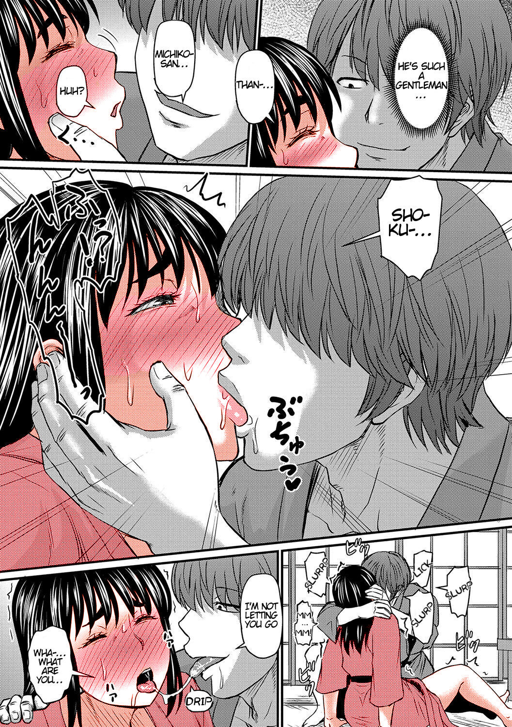 Okaa-san no Hitoritabi | Mom’s Solo Trip    50% Colored page 9 full