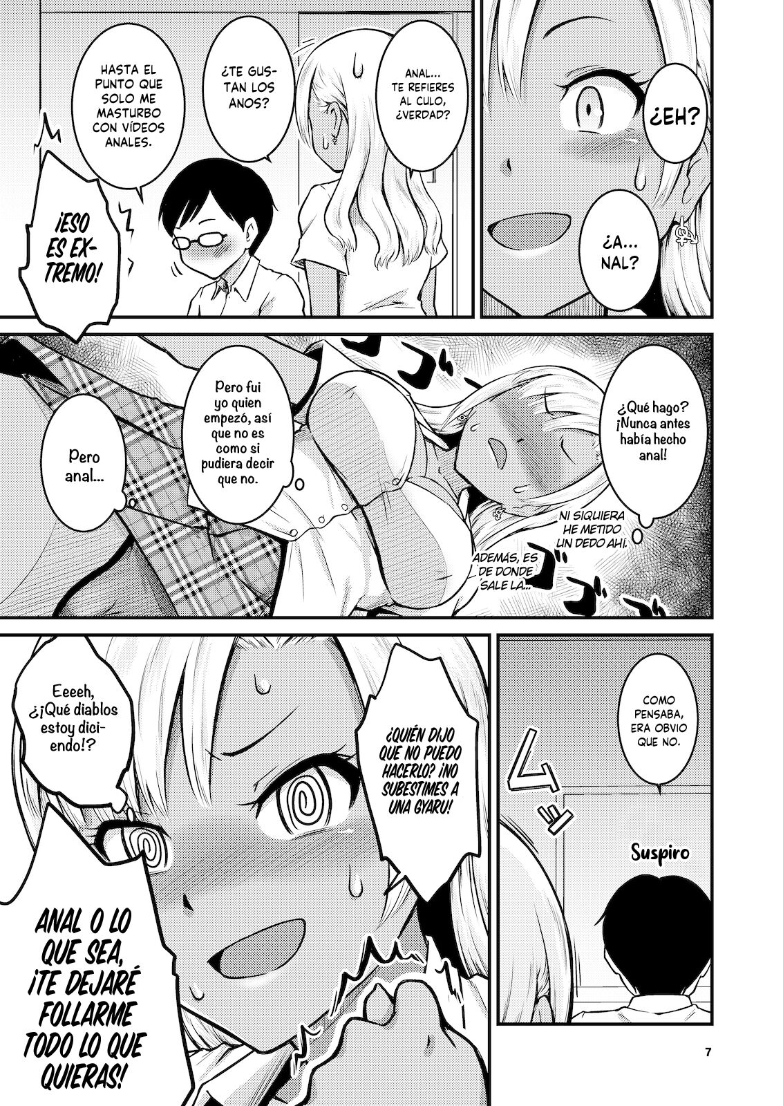 Kuro Gal-chan to Oshiri de Asobu Hon | Un Libro sobre Cómo Jugué con el Cuerpo y Ano de una Gyaru Morena page 6 full