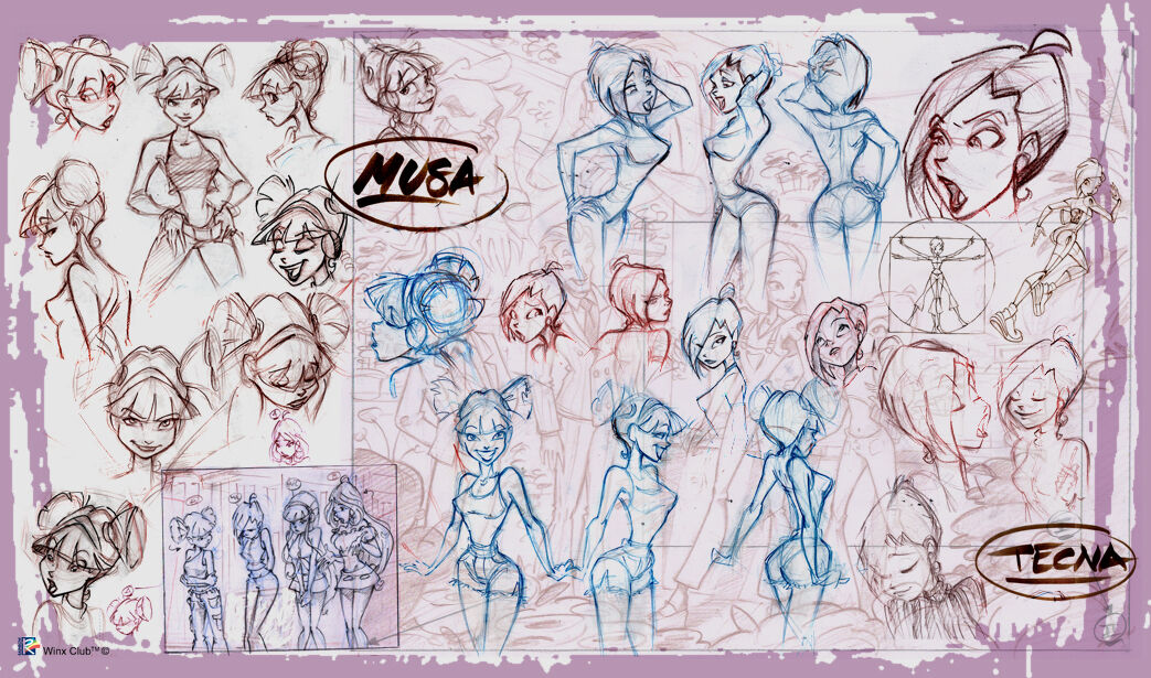 Winx Club concept art page 7 full