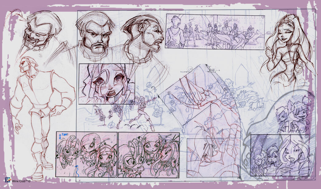 Winx Club concept art page 8 full