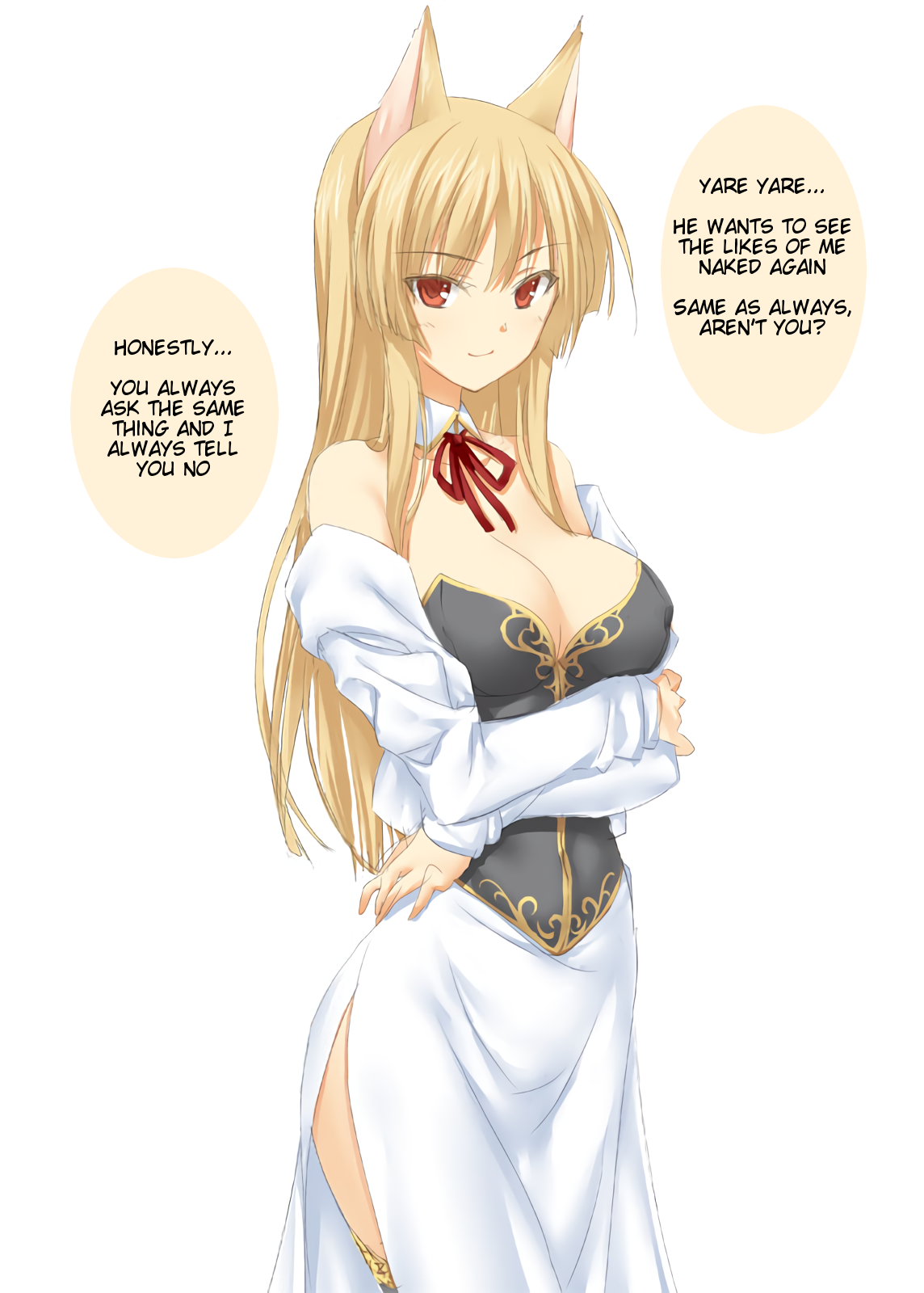 Kitsune Robo Musume-san ni Nuide Morau You Onegai Shimashita | I Asked A Robot Fox Girl to Undress page 1 full