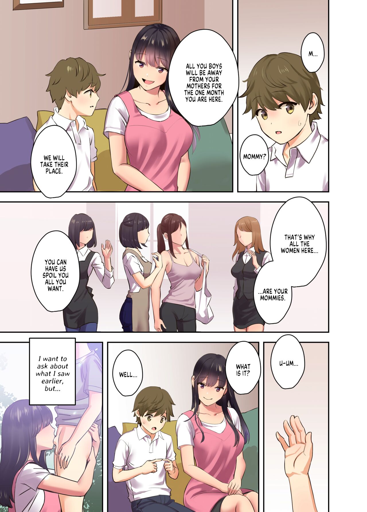 Ecchi na Onee-san to Tairyoku Zukuri Gasshuku o Suru Hanashi. | Fitness Training Camp with Sexy Older Ladies page 9 full