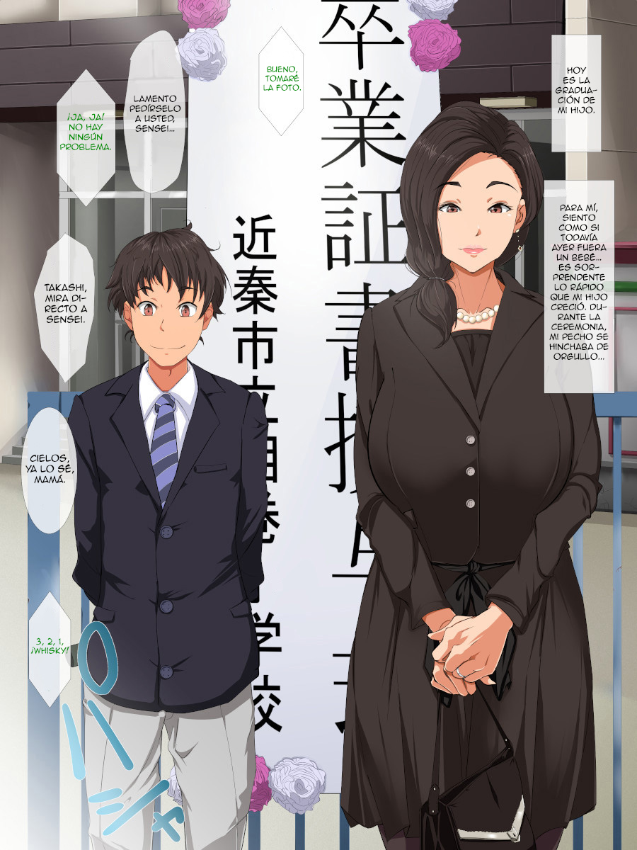 Musuko no Somatsuna Mono de Manzoku Shite ita Kyonyuu Haha o Okashite Mezame Saseru |  Despertando los deseos de una madre con grandes senos, que se ha conformado con el pene de su hijo, al ser violada page 2 full