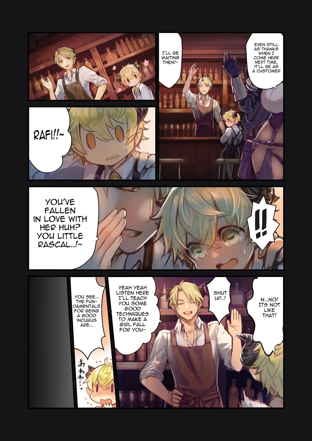 MILK -Shota Inma ga Onee-san-tachi ni Hasamareru Banashi- MILK -A story About An Incubus Being Fondled By Two Onee-sans- page 9 full