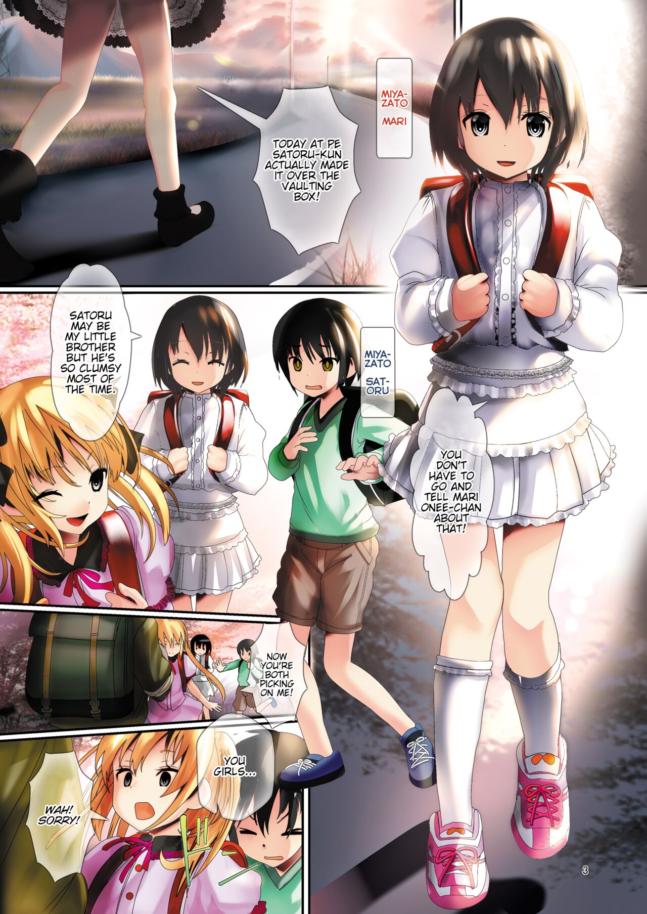 Ryoujoku Inaka Shoujo 3 page 3 full