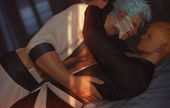 Bleach Grimmjow x Ichigo cover