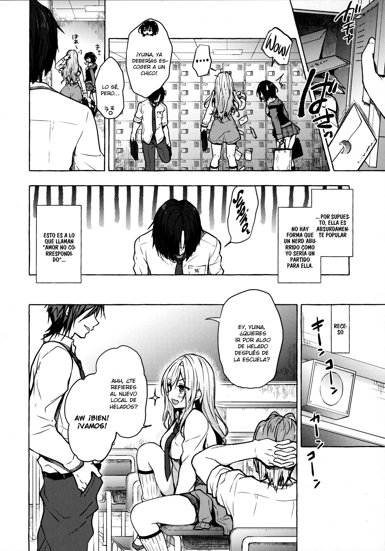 Gal Yuina-chan to Ecchi -Kataomoi no Kanojo ga Boku ni Sekimen!?- | Sexo con la gal Yuina-chan page 5 full