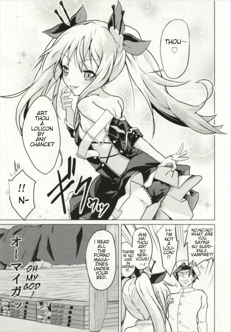 Ashikoki! Vampire-chan | Vampire's Footjob! page 2 full