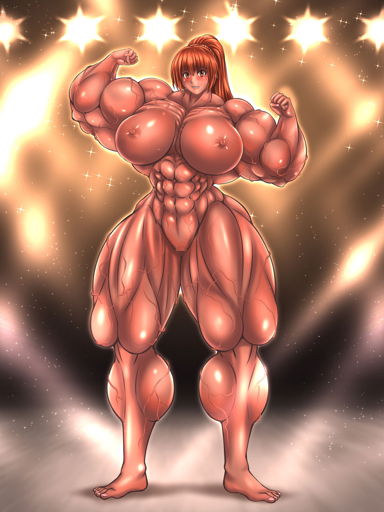MUSCLE GIRL ILLUSTRATIONS VOL.1 page 10 full