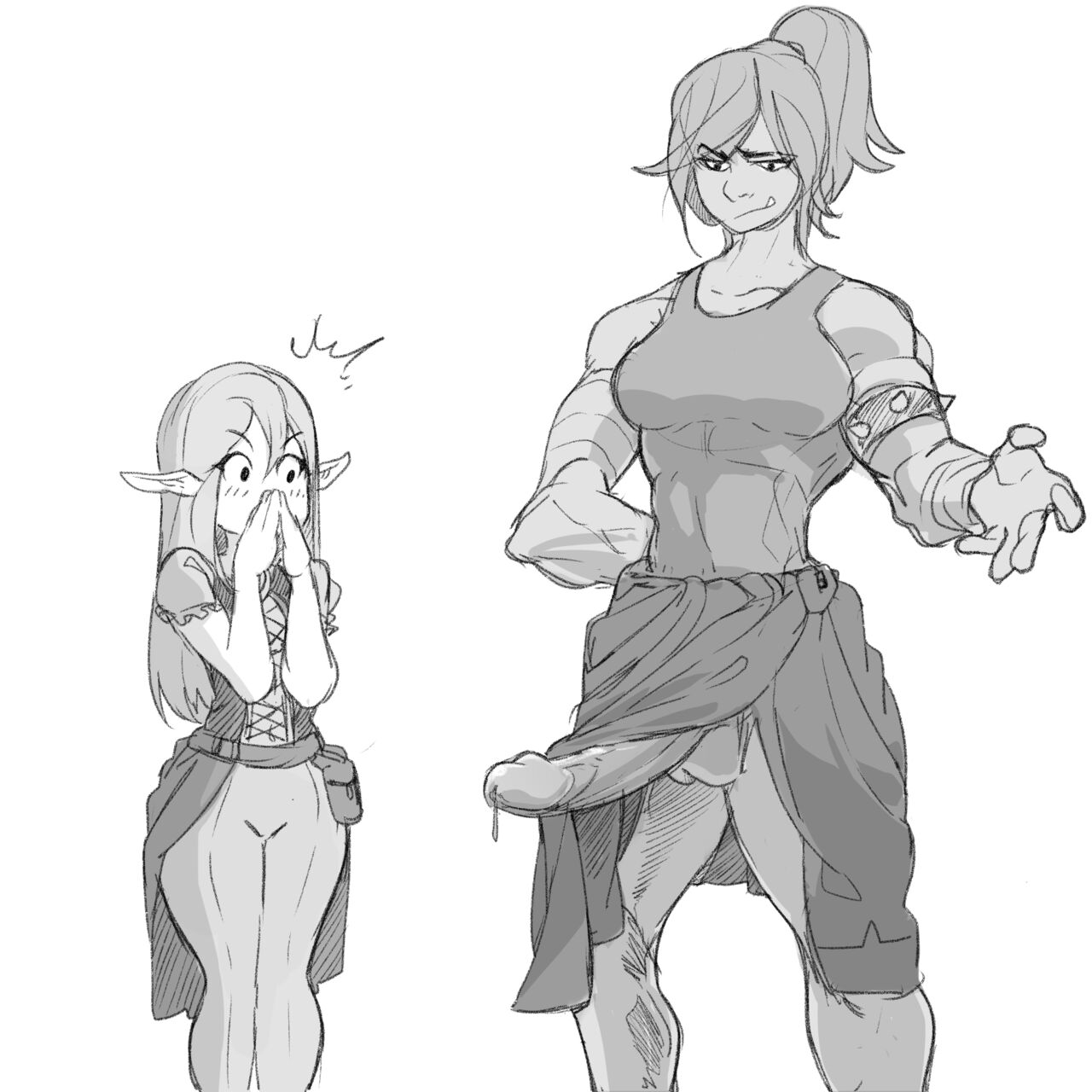 Futa Orc &amp; The Elf page 1 full