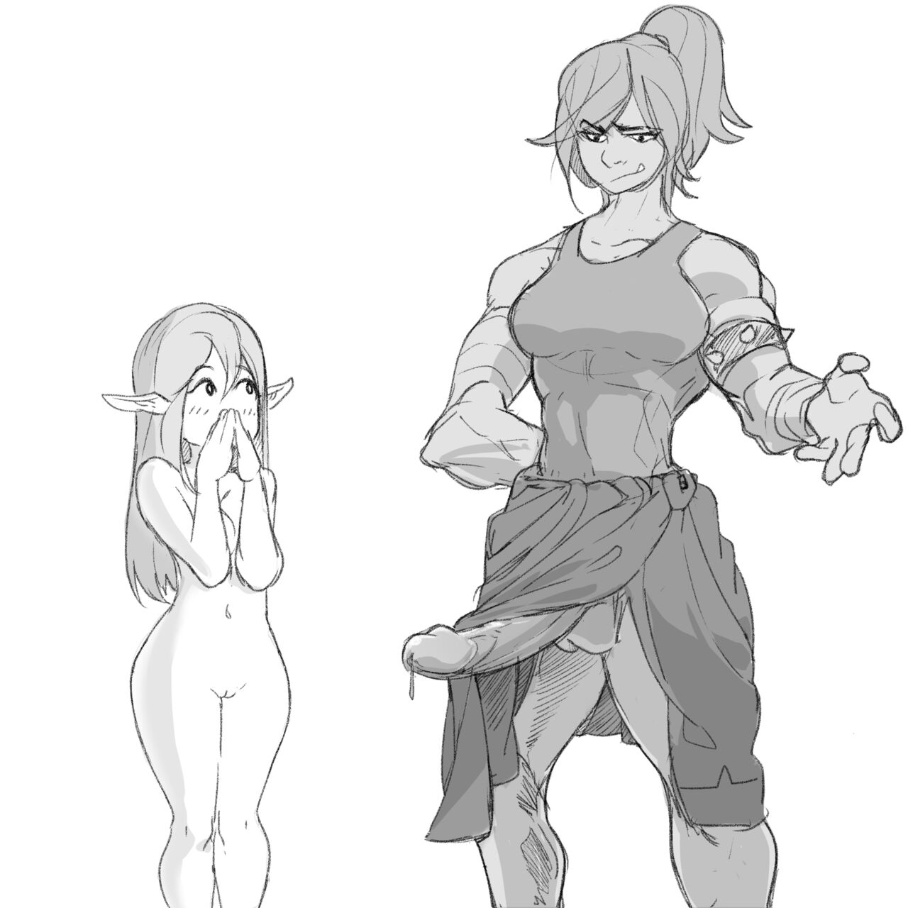 Futa Orc &amp; The Elf page 2 full